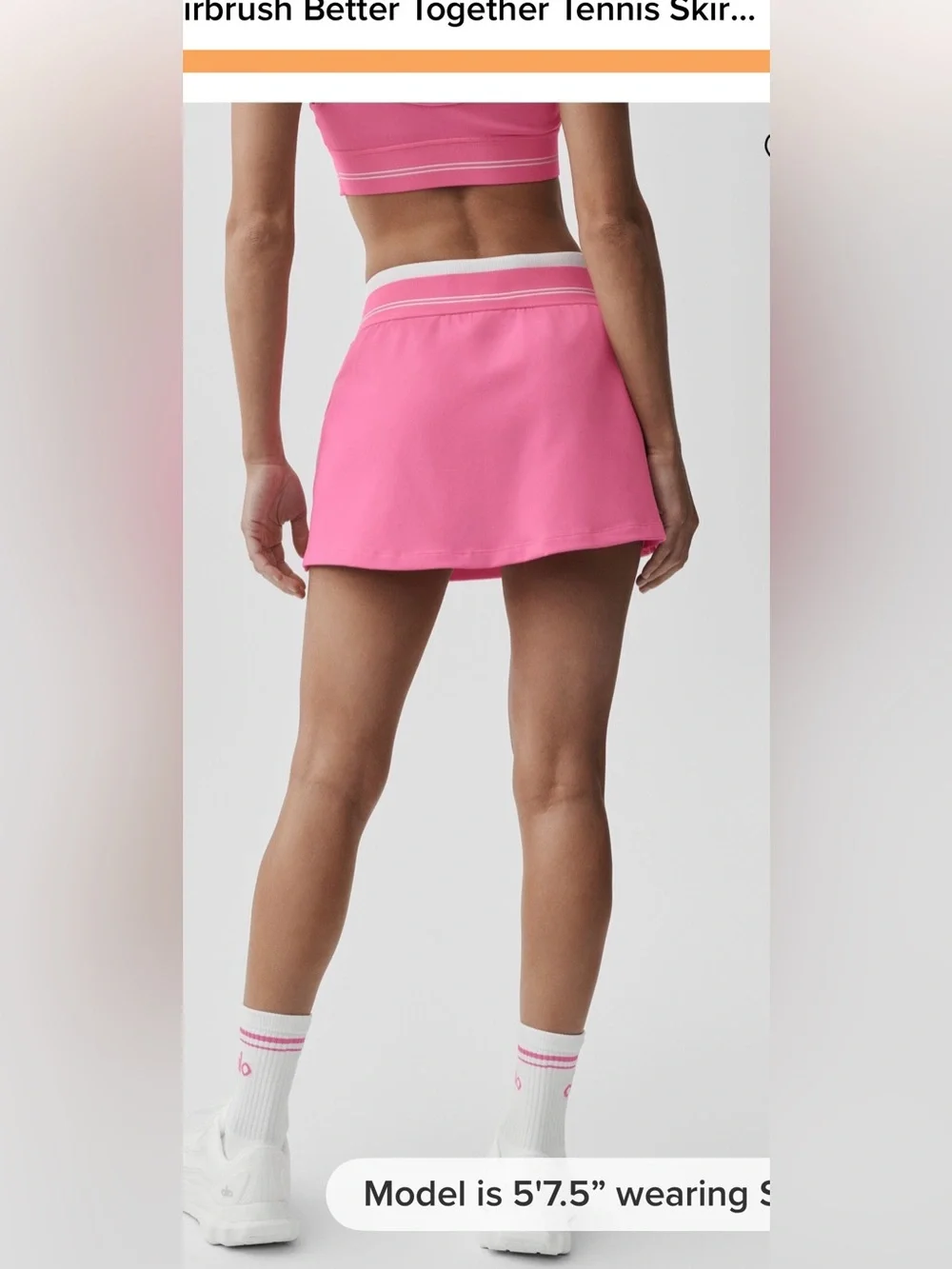 ALO Yoga Better Together Tennis Skirt-NWT!!!